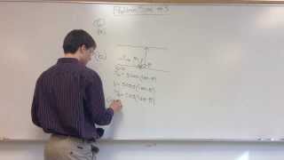 Swimmer and a Rivers Current Solution Problem Set 3 Problem 6 [upl. by Aniratak]