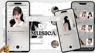 ☆  🎀✨ REPRODUCTOR DE MUSICA AESTHETIC PARA ANDROID  2024 BY itszamii [upl. by Dadinirt]