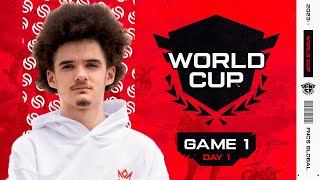 WORLD CUP DUO ► LES MEILLEURS JOUEURS DU MONDE  GAME 1 DAY 1 [upl. by Znieh]