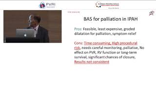 Atrial septostomy as a treatment modality of PH Dr Raghvan Subramanyam [upl. by Drofhsa]