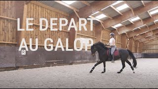 TUTO EQUITATION4 🐴  Le départ au galop [upl. by Arakat]