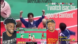 “i watch isac for the sports content” REACTION [upl. by Leay]