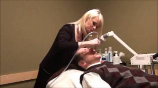 Microdermabrasion Demonstration [upl. by Corell]