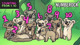 Counting to 10 in Song For PreschoolKindergarten [upl. by Fakieh289]