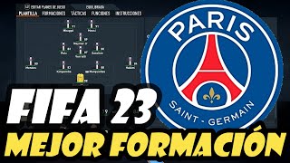 La mejor Formacion para el PSG Fifa 23 ✔️ [upl. by Anrahs360]