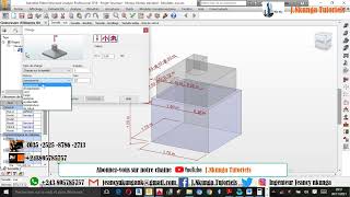 TUTORSA  Comment peuton dimensionné une semelle isolée à double nappe [upl. by Yacano348]