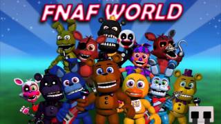 FNaF World OST  Inverse Glitch World Theme Extended [upl. by Aidnis]