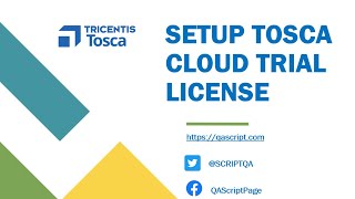 Tosca Tutorial  Setup Tricentis Tosca With Trial Cloud License Latest Video [upl. by Nevai]