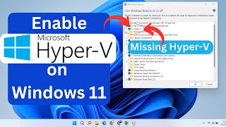 How to enable Hyper V on Windows 11 [upl. by Ynnub644]