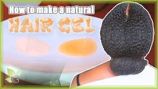 How to make a natural HAIR GEL [upl. by Adelpho]