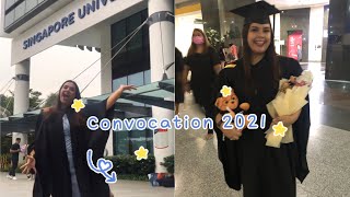 Singapore University of Social Science SUSS 2021 Convocation Ceremony 🤍 VLOG 🤍 [upl. by Etteuqal]