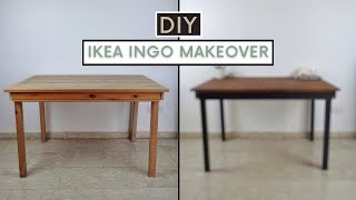 IKEA INGO Dining Table Makeover │Furniture Upcycling For Beginners [upl. by Elbertina90]