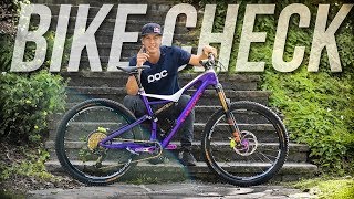 The Urban Freeride Machine  Bike Check Fabio Wibmer 2017 [upl. by Nyloj]