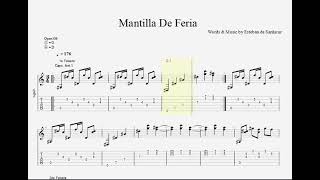 Sanlucar E Mantilla De Feria GUITAR PROTAB FREE DOWNLOAD TOTURIAL [upl. by Vinna]