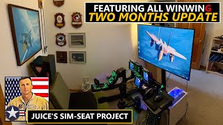 JUICES DIGITAL COMBAT SIMULATOR SIMSEAT PROJECT UPDATE  GOING ​⁠WINWINGSIMULATOR TWO MONTHS [upl. by Sonitnatsok387]