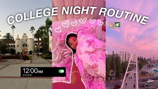 12AM COLLEGE NIGHT ROUTINE freshman year  SDSU [upl. by Maddocks]