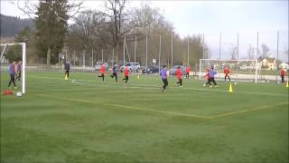 Fußballtraining Handlungsschnelligkeit und Umschaltverhalten [upl. by Sitra]