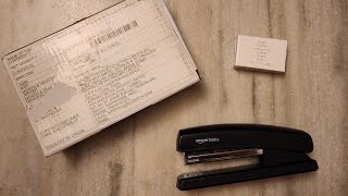 Amazon Basics Stapler with 1000 Staples  Unboxing Review amp Testing ⚡⚡ [upl. by Godard572]