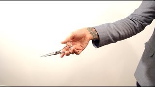 HAIR TUTORIAL Haircutting Tricks  how to hold your scissors  scissor tricks from Matt Beck [upl. by Dianuj]