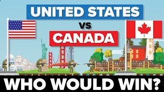 United States USA vs Canada  Who Would Win  Army  Military Comparison [upl. by Romo]