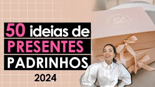 50 ideias de presentes CRIATIVOS para padrinhos de CASAMENTO  Noiva em Curso [upl. by Brennen]