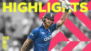 Stokes Bludgeons Record 182  Highlights  England v New Zealand  3rd Mens Metro Bank ODI 2023 [upl. by Atirehs]