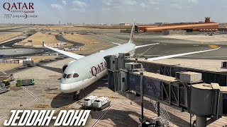 Jeddah To Doha QATAR AIRWAYS BOEING 7879 DREAMLINER [upl. by Lindy]