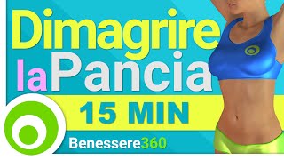 Esercizi per Dimagrire la Pancia Velocemente Allenamento Brucia Grassi per Eliminare la Pancetta [upl. by Clemente]