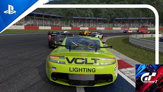 GT7  Daily Race  Kyoto Driving Park  Yamagiwa Reverse  Aston Martin V8 Vantage Group 4 [upl. by Nyladnewg]