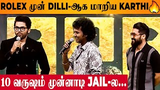 ROLEX vs DILLI 🔥 Karthi Live Performance  Suriya  Lokesh  Kaithi 2  Karthi25 Japan Audio Launch [upl. by Leasa674]