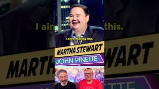 🤣 MARTHA STEWART ❤️ JOHN PINETTE 😆 funny comedy shorts [upl. by Immot766]