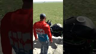 Bike 3D Indian game Kawasaki Ninja h2r illegal bikegamer gaming automobile shorts short [upl. by Ahs495]