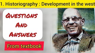 10th Std  History  Chapter 1 Historiography  Development in the west questions answers exercise [upl. by Anar860]