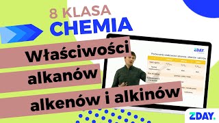 Porównanie właściwości alkanów alkenów i alkinów  Chemia 8 klasa [upl. by Damick]