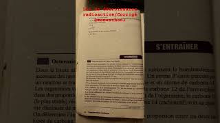 Corrigé exercices Loi de décroissance radioactivePhysiquetransformations nucléaires bac2024 [upl. by Ramonda]