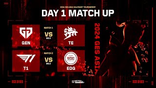 GES ASIA VALORANT TOURNAMENT DAY 1 [upl. by Nevs]