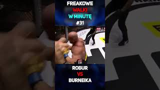 Freakowe Walki W Minutę 31  Robur VS Burneika shorts robur burneika famemma cloutmma mma [upl. by Marielle]