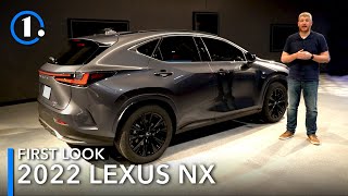 2022 Lexus NX First Look UpClose Details [upl. by Sabina]