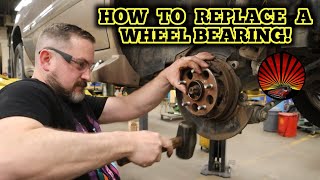 How to replace a wheel bearing [upl. by Benni]