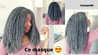 LArgile Verte cheveux Masque fait Maison Effets Waohhh 😍 [upl. by Eyram]