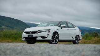 Honda Clarity Hydrogen Fuel Cell Car  First Drive [upl. by Ardaed769]