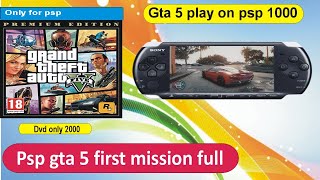 Gta 5 play on psp first mission who to buy dvd on gta 5 online shopping daraz  holesaleshop [upl. by Strawn]