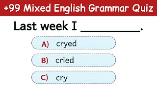 Grammar Test for Students amp Teachers ESL EFL Prepositions Nouns Verbs Adjectives [upl. by Wimsatt]