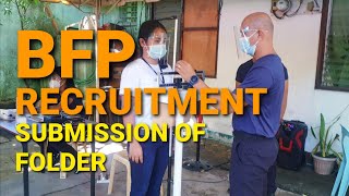 SUBMISSION OF FOLDER  BFP RECRUITMENT UPDATE  LOWERED Height Requirement [upl. by Seagrave]