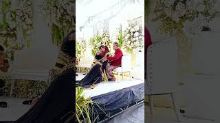 Nada dan saudarasaudaranya lihat prosesi pengantin shortsvideo shorts pengantinjawa [upl. by Anoed]