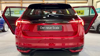 New SKODA SCALA FACELIFT 2024  PRACTICALITY test amp TRUNK SPACE Monte Carlo [upl. by Seve]