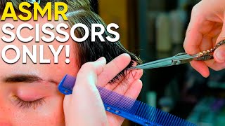 ASMR BARBER 💈 Scissors Only  Crop No Talking [upl. by Shana29]