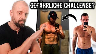 Vorsicht Gefahr für Eure Gesundheit Doktor bewertet Christian Wolfs Body Transformation Challenge [upl. by Alegnasor926]