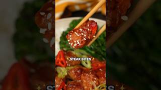 Air Fryer Steak Bites 🥩 Shorts Steak HighProtein SteakBites EasyRecipe EasyDinner Yum [upl. by Hnah263]