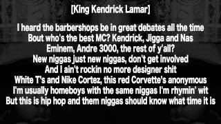 Kendrick Lamar  Control Lyrics HD Kendrick Verse ONLY [upl. by Ramilahs]